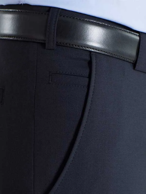 MEYER Roma Trousers - 344 Tropical Wool-Mix - Navy