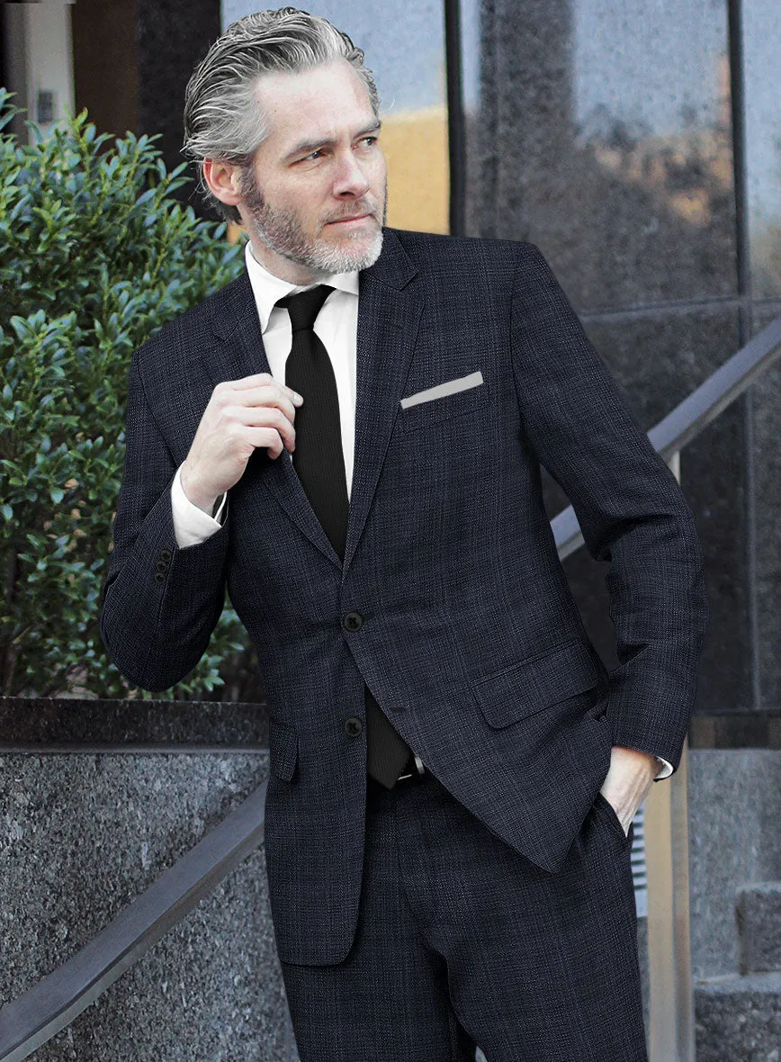 Reda Stibal Blue Checks Wool Suit