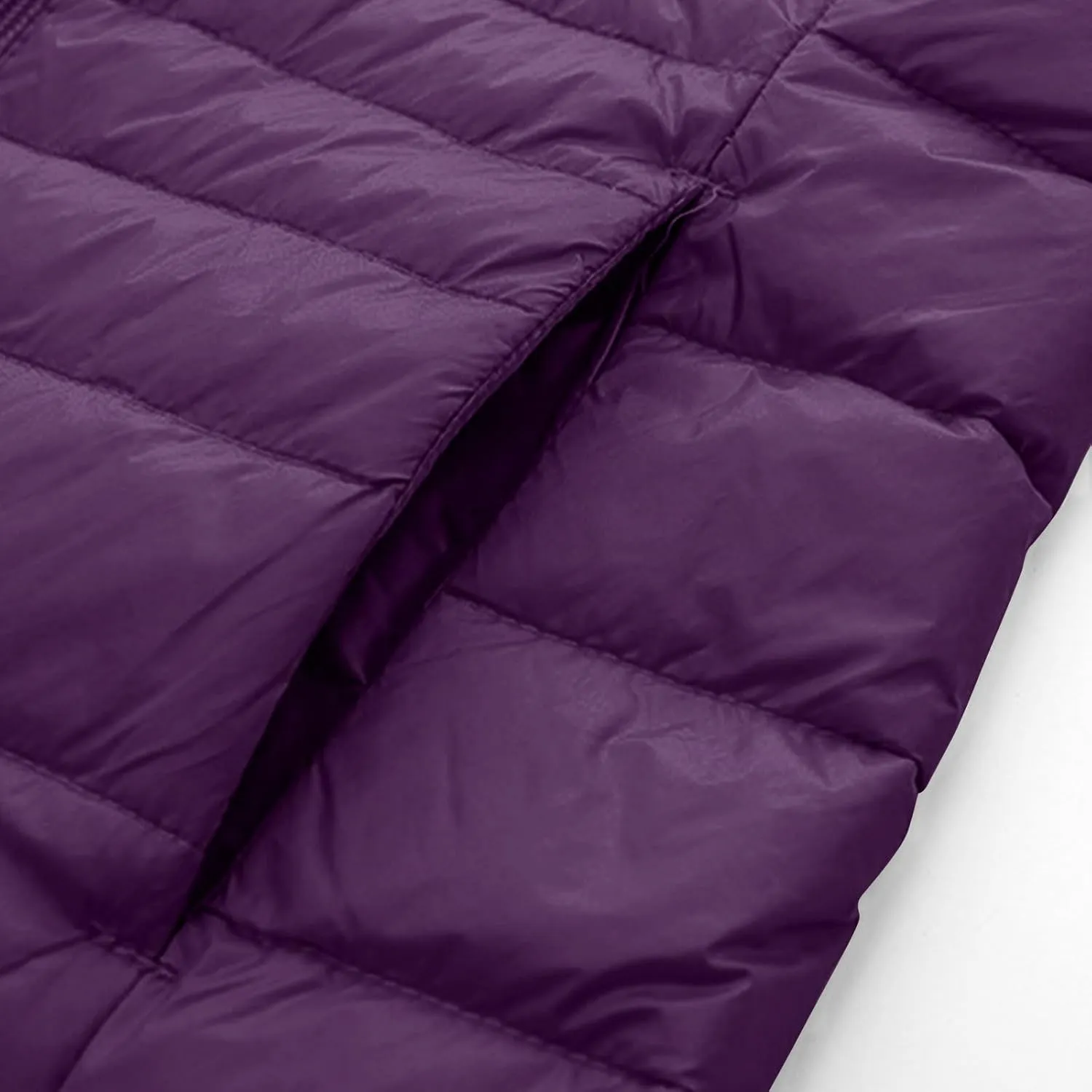 Womens Lightweight Long Puffer Jacket Winter Warm Packable Down Coat Oversized Zip Up Long Sleeve Outerwear With Hood