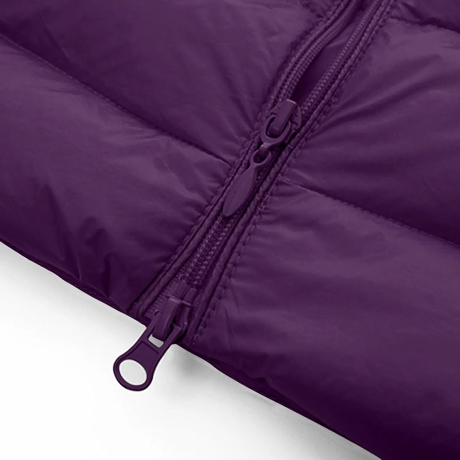 Womens Lightweight Long Puffer Jacket Winter Warm Packable Down Coat Oversized Zip Up Long Sleeve Outerwear With Hood